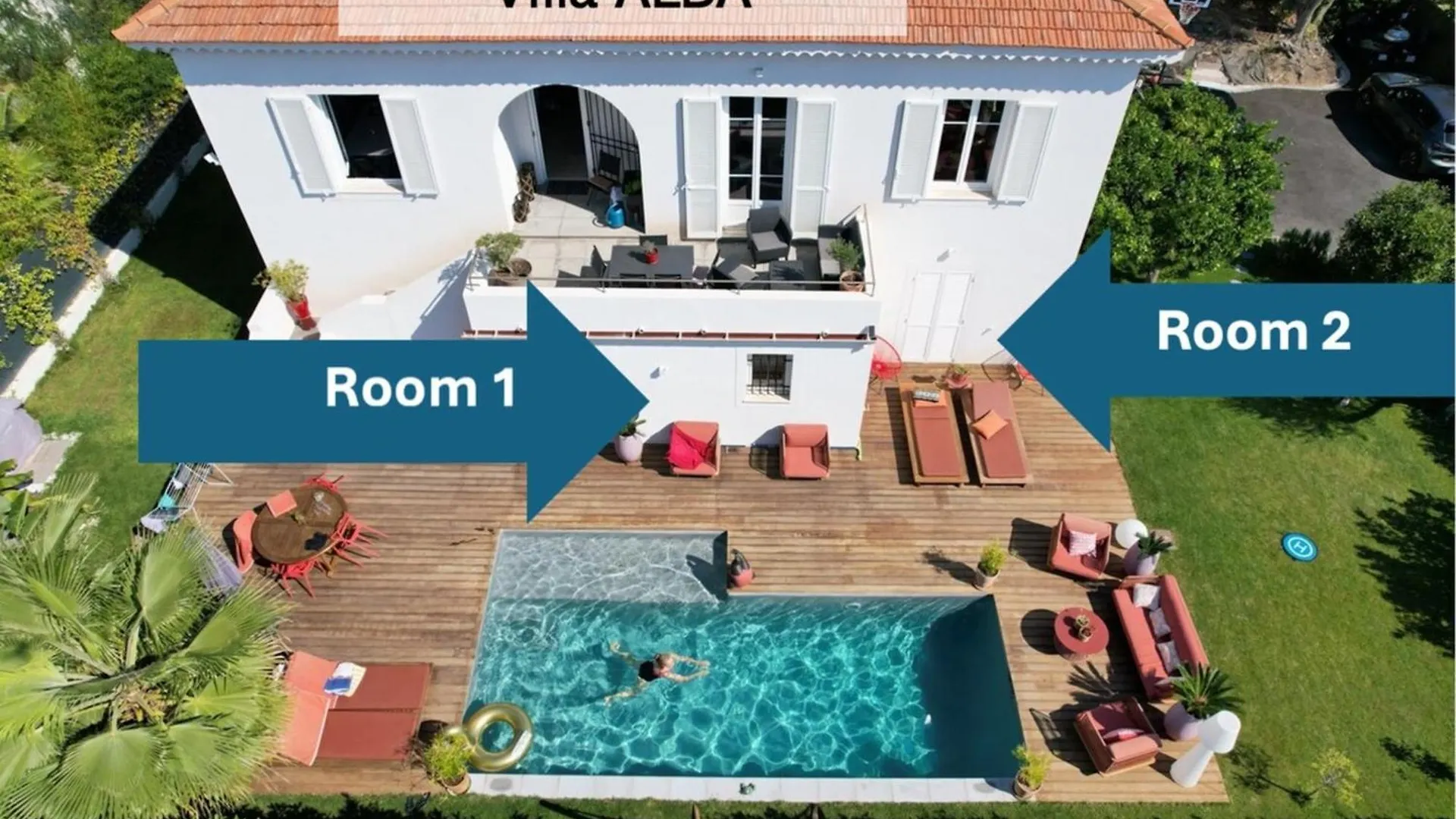 Deluxe Room With Garden Pool And Sea View Nice